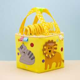 Felt Quiet Book Toddler Activity Board, Sensory Waldorf Toy - thumbnail 3