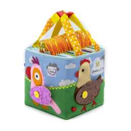 Felt Quiet Book Toddler Activity Board, Sensory Waldorf Toy - thumbnail 4