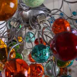 Lighting Fixtures With Multicolored Bubbles, Hanging Lamp Bubbles For Children Room Or Dining Room - thumbnail 3