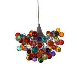 Lighting Fixtures With Multicolored Bubbles, Hanging Lamp Bubbles For Children Room Or Dining Room - thumbnail 2