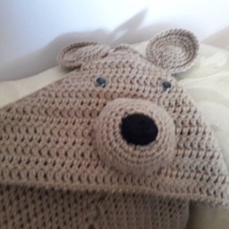 Brown Bear Hooded Blanket - thumbnail 3