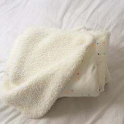 Personalized Baby Blanket Hand-Painted Cotton Minky Blanket - thumbnail 2