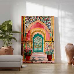 Islamic Poster, Middle Eastern Decor, Botanical Print, Arabic Wall Art, Persian Palestine Mosque Boho Muslim Gift - thumbnail 3