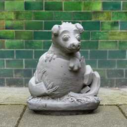 Concrete Baby Dragon Statue Stone Hatchling Figurine Dragon in Egg Sculpture Fantasy Garden Ornament Cute Mythical Creature Decor Gift - thumbnail 3