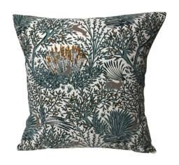 1 X Clarke & Wilderwood Teal Spice Grey Cushion Covers - thumbnail 1