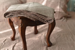 Linen Flat Sheet in A Rose Brown Color Queen King Twin 100% Flax Softened Sheet Brown Linen Bedding - thumbnail 1