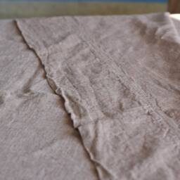 Linen Flat Sheet in A Rose Brown Color Queen King Twin 100% Flax Softened Sheet Brown Linen Bedding - thumbnail 4