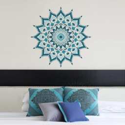 Radiance Mandala Stencil For Walls - Mandala Wall Stencil Large Wall For Painting On Wood Better Than Decals - thumbnail 3