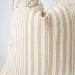Brown Tribal Hemp Hand Woven Natural Dye Color Pillow Cover - thumbnail 2