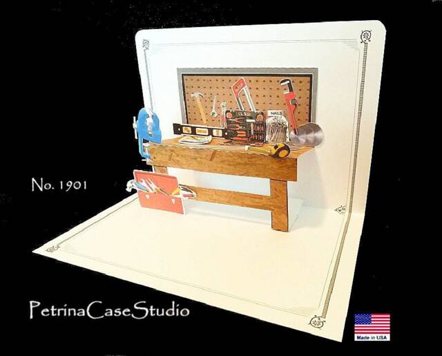 Workbench Pop-Up Card With Tools 5x7 - Item 954 - image 1