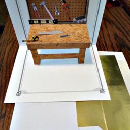 Workbench Pop-Up Card With Tools 5x7 - Item 954 - thumbnail 3
