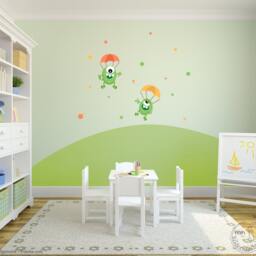 "Wall Sticker ""Monster Parachutist" - thumbnail 3