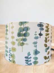 Santa Maria, Oasis, Teal, Blue Green Drum Lampshade/Pendant Shade. 20cm, 30cm, 40cm