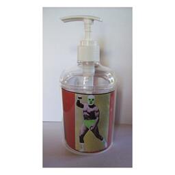 Lucha Libre Soap Dispenser Retro Mexican Wrestler Luchador Bathroom Decor Kitsch - thumbnail 3