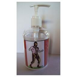 Lucha Libre Soap Dispenser Retro Mexican Wrestler Luchador Bathroom Decor Kitsch - thumbnail 2