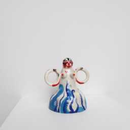 Puff Skirt Grogged Porcelain Figure - thumbnail 2