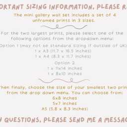 Mini Gallery Set Of Bright Personalised Prints For A Boys Room, Perfect Playroom, Bedroom Or Nursery - Unframed - thumbnail 2