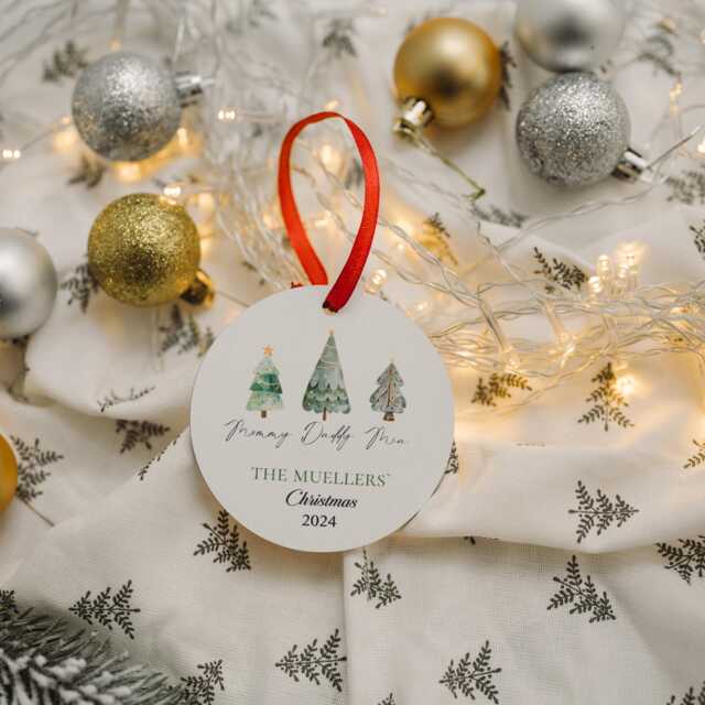 Personalized Christmas Ornaments Custom Holiday Keepsake - image 1