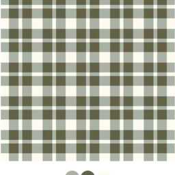 Plaid Evergreen Fitted Crib Sheet Autumn Dark Sage Baby Bedding - thumbnail 2