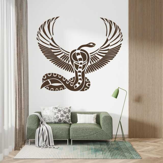 Egyptian Snake Wall Decal Ancient Egypt Room Decor 2663 - image 1