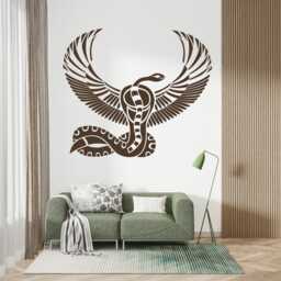 Egyptian Snake Wall Decal Ancient Egypt Room Decor 2663 - thumbnail 1