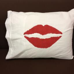 Lips Pillow Case - Red Kiss - thumbnail 2