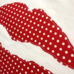 Lips Pillow Case - Red Kiss - thumbnail 3