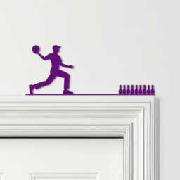 Door Topper Bowling Various Colours Top Of Decorative Sign - Sign, Novelty Wall Decor, Frame Art, Art - thumbnail 4