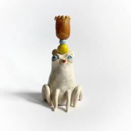 Decorative Candle Holder, Unique Table Decor, Wedding Gift, Nursery Room Figural Animal Lover Office Decor - thumbnail 2