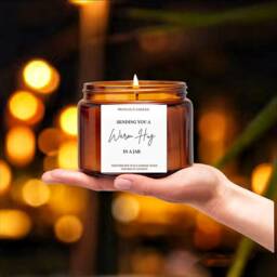 Warm Hugs Candle, Thinking Of You Candle, Missing Gift, Friendship Gift, Comfort Gift, Courage Gift, Sending A Hug, Comfort Gift, Gift For Her - thumbnail 1