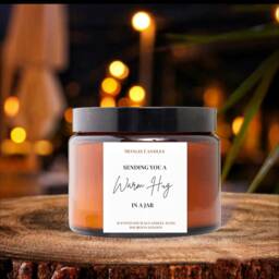 Warm Hugs Candle, Thinking Of You Candle, Missing Gift, Friendship Gift, Comfort Gift, Courage Gift, Sending A Hug, Comfort Gift, Gift For Her - thumbnail 3