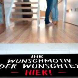 Doormat With Your Motif, Name Or Desired Text Non-Slip - Washable High-Quality Outdoor Area Dirt Trap Mat Door - thumbnail 2
