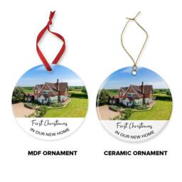 Personalised New Home Christmas Ornament Photo Keepsake - thumbnail 4