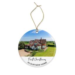 Personalised New Home Christmas Ornament Photo Keepsake - thumbnail 3