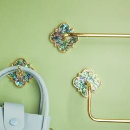 Wall Mounted Toilet Paper Holder, Bathroom Holders, Rack Tissue Storage, Brass Gold Holder, Gift - thumbnail 3