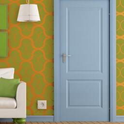 Large Modern Wall Stencil Geometric Pattern For Easy Diy Home Decor - thumbnail 2