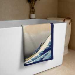 Beach Towel, Hokusai Japanese Art - thumbnail 4