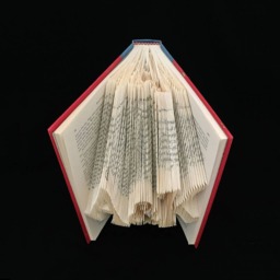 A & K 2 Letters With Symbol Anniversary Gift Lovers Personalized Folded Book Art Sculpture - thumbnail 3