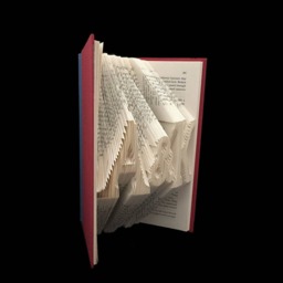 A & K 2 Letters With Symbol Anniversary Gift Lovers Personalized Folded Book Art Sculpture - thumbnail 2