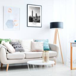 Taipei Cityscape Print Minimalist Black & White Taiwan Wall Art - thumbnail 3
