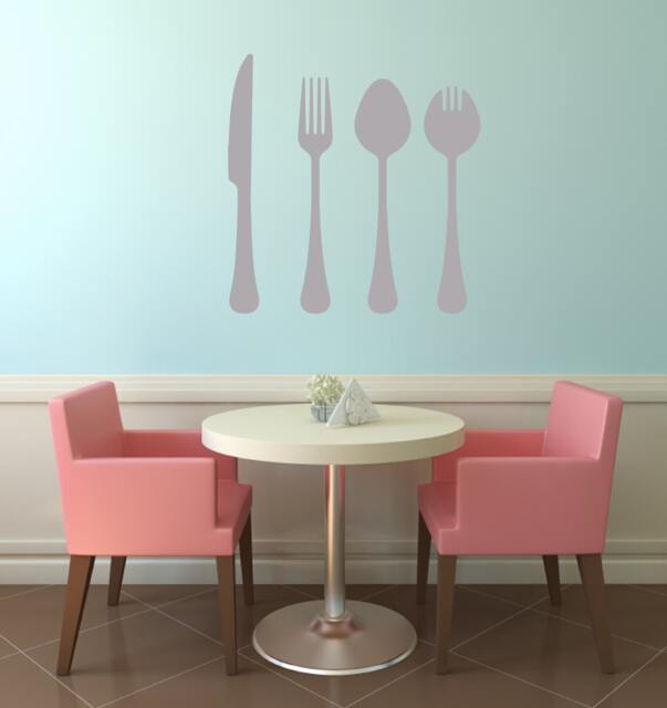 Kitchen Cutlery Wall Decal Sticker Kitchen Decorative Mural - image 1