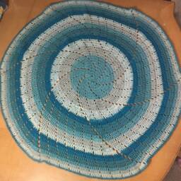 Round Striped Baby Blanket - thumbnail 3