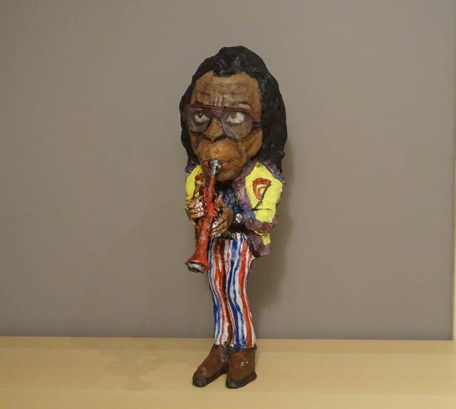 Miles Davis, Trumpet, Handmade Figurine, Jazz, Musician - image 1