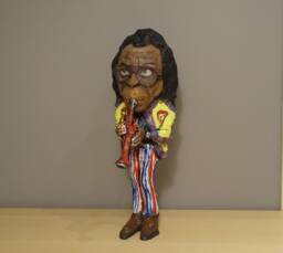 Miles Davis, Trumpet, Handmade Figurine, Jazz, Musician - thumbnail 1