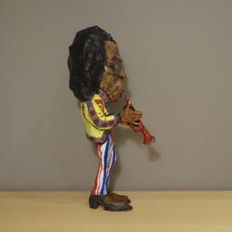 Miles Davis, Trumpet, Handmade Figurine, Jazz, Musician - thumbnail 2