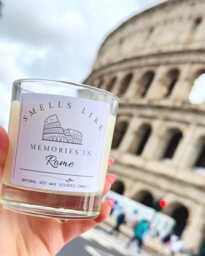 Rome Holiday Scented Soy Candle Italian Travel Memory Gift