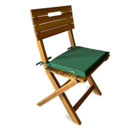 Set Of 2 Water Weather Resistant Garden Outdoor Cushion Seat Chair Pads Soft Foam, Zipped Cover 36cm X - 14X14 - thumbnail 2