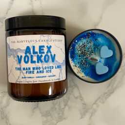 Alex Volkov Candle - Twisted Love Romance Book Bookish Gift - thumbnail 2