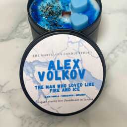 Alex Volkov Candle - Twisted Love Romance Book Bookish Gift - thumbnail 3