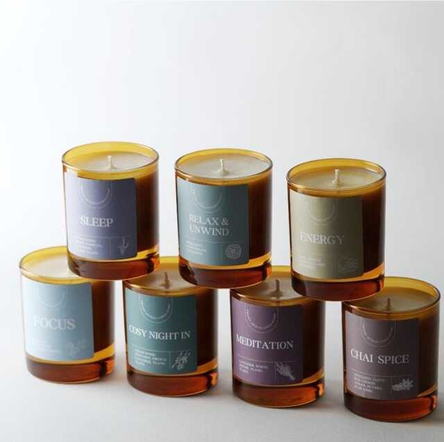 Aromatherapy Gift Candles -100% Natural Soy Candle -Aromatherapy Spa -150G Cotton & Wood Wick Candles - image 1